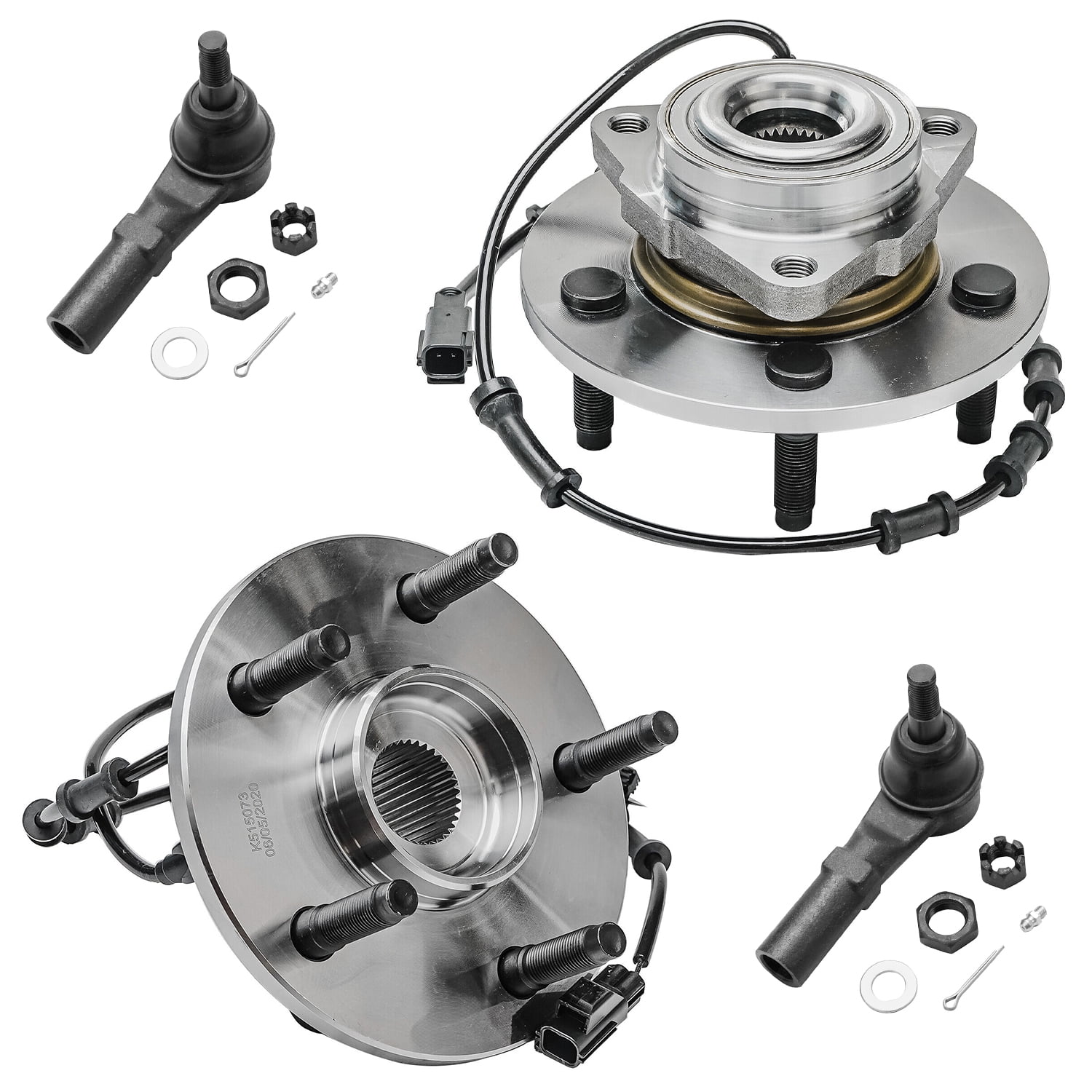 Detroit Axle 2 Front Wheel Bearing Hubs Kit for 20022005 Dodge Ram