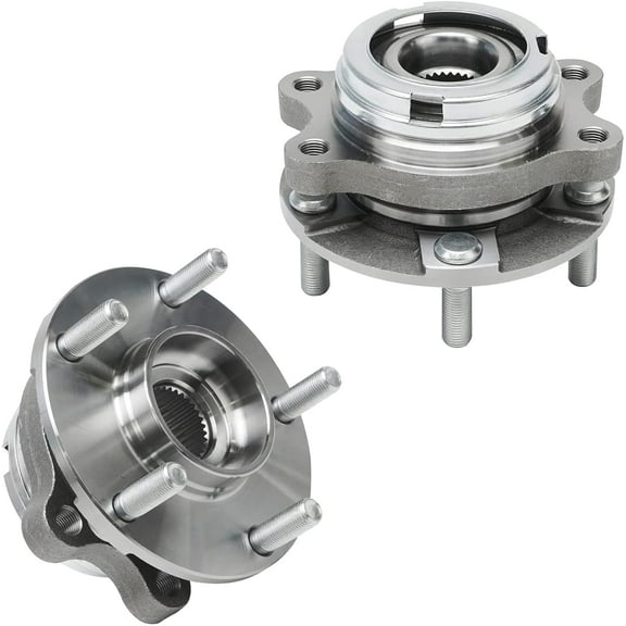 Detroit Axle - 2 Front Wheel Bearing Hubs for Nissan Altima Maxima Pathfinder Quest Murano Infiniti JX35 QX50 QX60, Replacement Wheel Bearing & Hubs Assembly Set, Pair Hubs