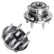 Detroit Axle - 2 Front Wheel Bearing Hubs for 2010-2016 Cadillac SRX, 2011 Saab 9-4X, Replacement Wheel Bearing and Hubs Assembly, Pair Hubs