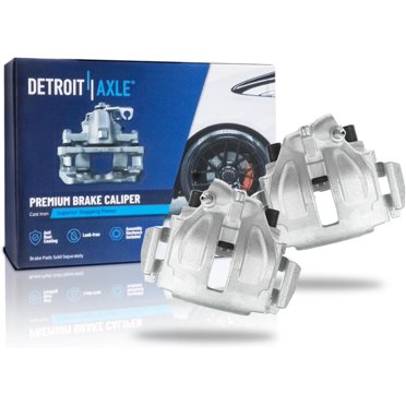 Detroit Axle Rear Brake Calipers For Dodge Ram 1500 & Chrysler Aspen - Complete Set With Brackets