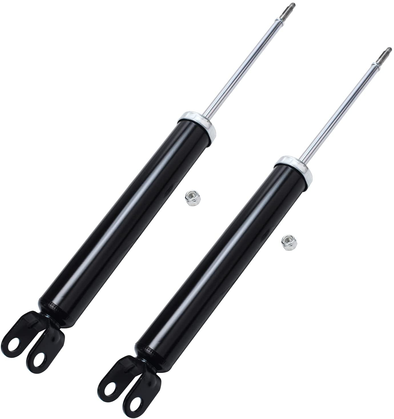 Detroit Axle - 2 Rear Shock Absorbers Assembly for 2007-2010 Hyundai Elantra 2008 2009 Rear Replacement Shocks Pair Set