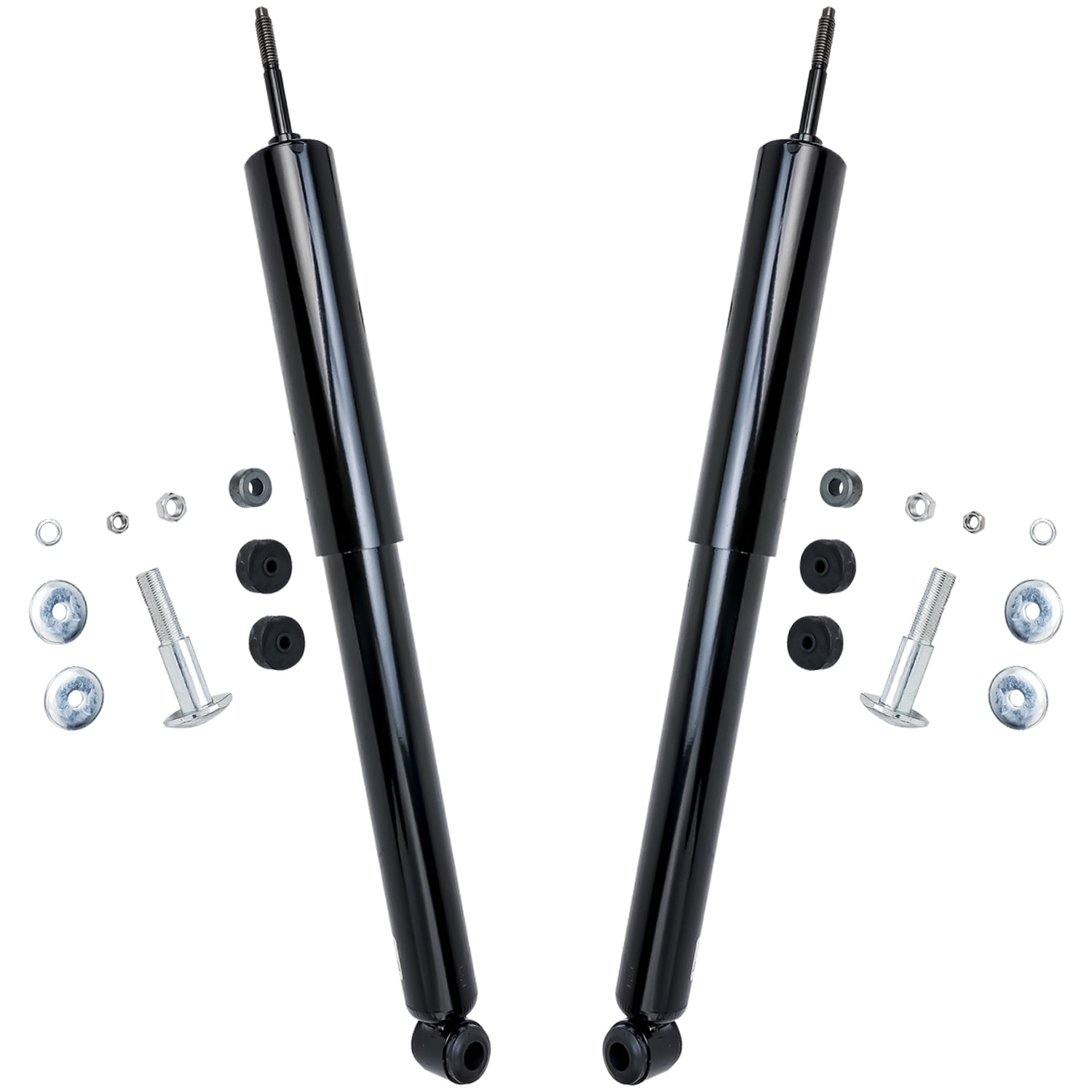 Detroit Axle - 2 Rear Shock Absorbers for Grand Marquis Crown Victoria Town Car Country Squire LTD Colony Park Ford Lincoln Mercury Rear Replacement Shocks Pair
