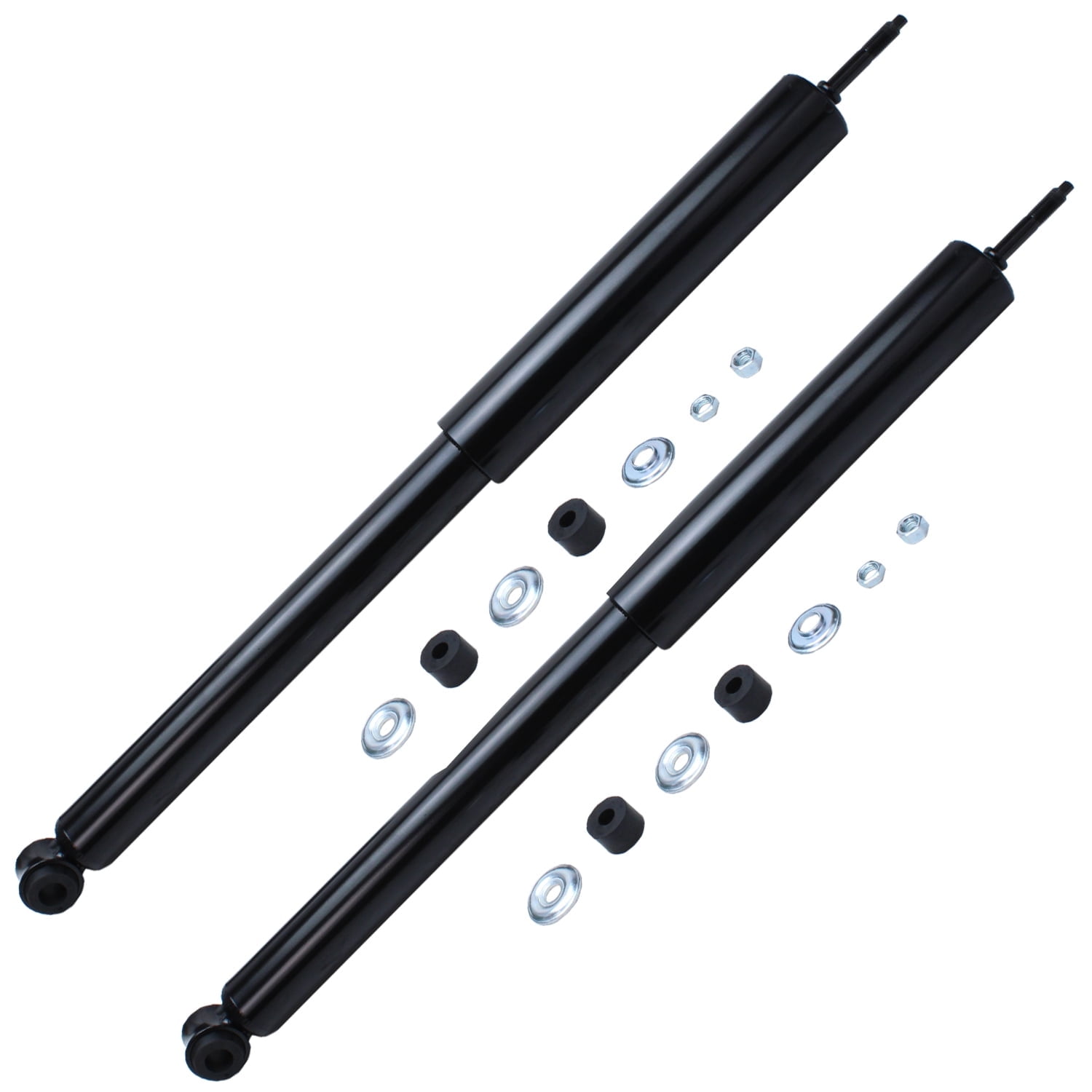 Detroit Axle - 2 Rear Shock Absorbers for 1996-2005 Toyota Rav4 1997 1998 1999 2000 2001 2002 2003 2004 Rear Replacement Shocks Pair