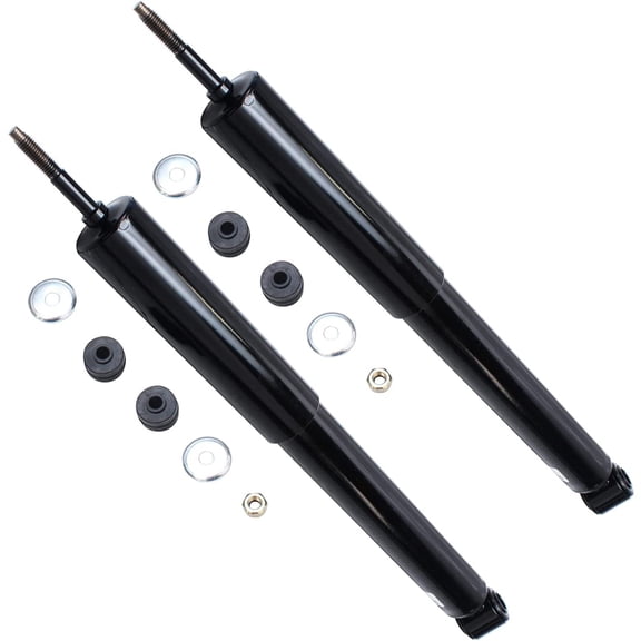 Detroit Axle - 2 Rear Shock Absorbers for 2003-2024 Toyota 4Runner, 2007-2014 Toyota FJ Cruiser, 2008 2009 2010 2011 2012 2013 Shocks Pair Set