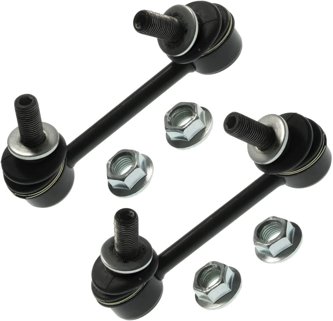 Detroit Axle - 2 Rear Sway Bars for Toyota Highlander Lexus RX350 RX450h RX350L RX450hL Sway Bar Links Assembly Pair Replacement