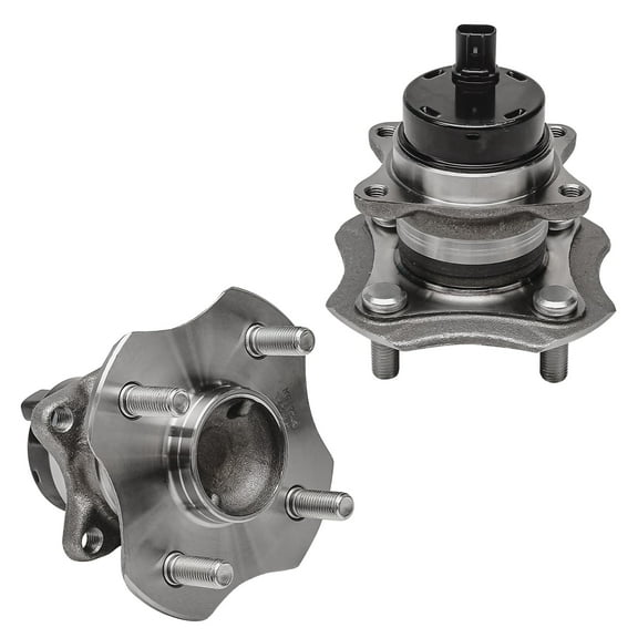 Detroit Axle - 2 Rear Wheel Bearing Hubs for 2000-2006 Scion xB xA Toyota Echo 2001 2002 2003 2004 2005 Wheel Hub and Bearings Assembly Set Replacement, Pair Hubs
