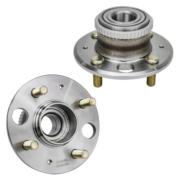 Detroit Axle - 2 Rear Wheel Bearing Hubs for Honda Civic 1992 1993 1994 1995 1999 2000 Replacement Wheel Bearing Hubs Assembly