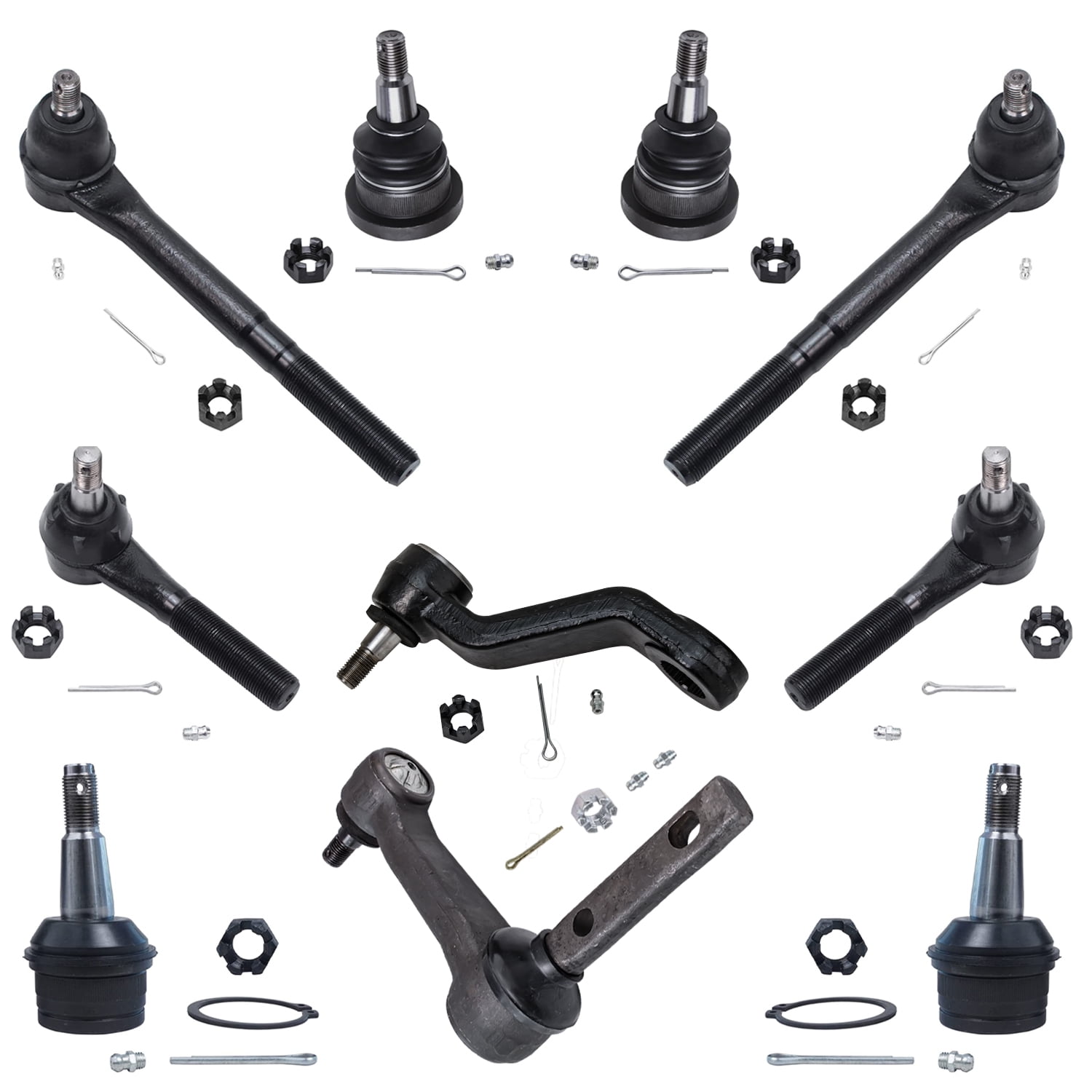 Detroit Axle 2WD 10pc Front Suspension Kit for 1997 1998 1999 Dodge