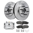 thumbnail image 1 of Detroit Axle - RWD Front Brake Kit for 2004-2005 Ford F-150, Disc Brake Rotors Ceramic Brake Pads Brake Caliper Replacement: 6 Lug Models with 12.99 inch" Front Rotor Diameter, 1 of 6