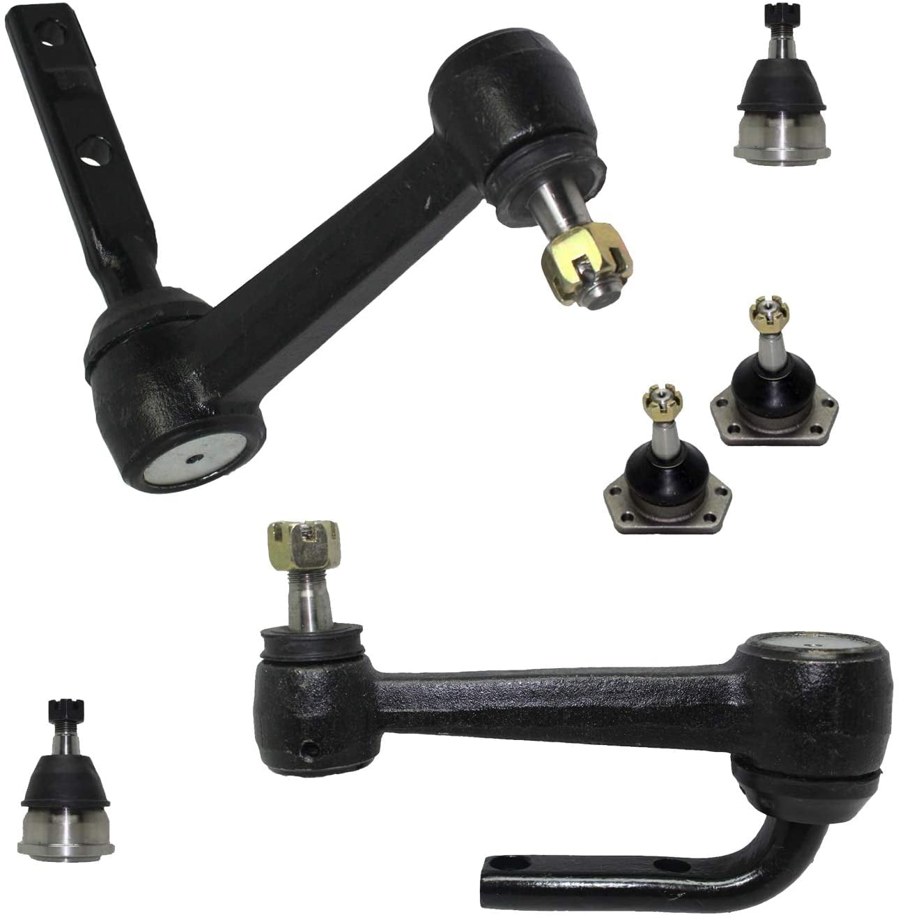 Detroit Axle 2WD Front 12mm Bolts Idler Arms + Upper Lower Ball