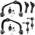 thumbnail image 1 of Detroit Axle - 2WD Front 8pc Control Arms Kit for 2004-2005 Ford F-150, Upper Control Arms Outer Tie Rods Sway Bars Lower Ball Joints Replacement, 1 of 6