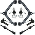 thumbnail image 1 of Detroit Axle - 2WD Front 8pc Suspension Kit for 2002-2005 Dodge Ram 1500, 2 Upper Control Arms w/Ball Joint 2 Lower Ball Joints 2 Outer Tie Rods 2 Sway Bars Replacement, 1 of 7