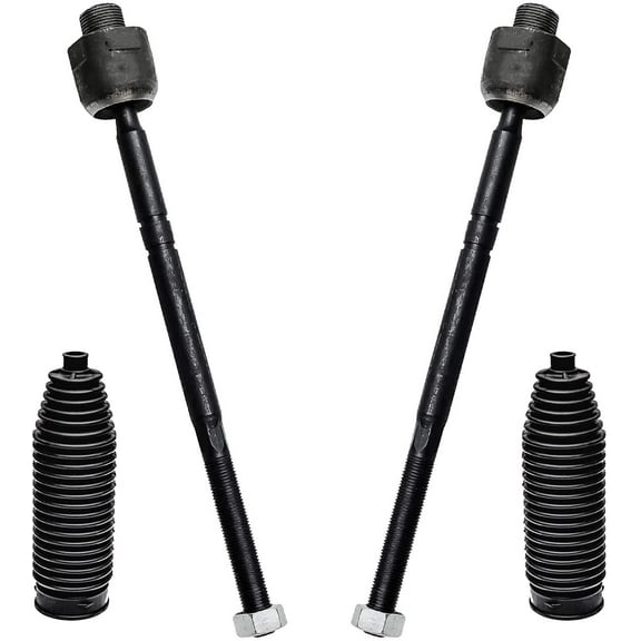 Detroit Axle - 2WD Front Inner Tie Rod Ends w/Boots Replacement for 1999-2006 GMC Sierra 1500 Chevrolet Silverado 1500