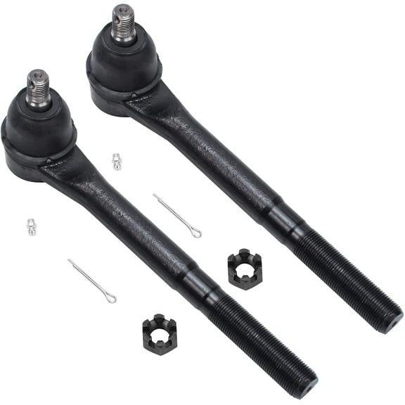 Detroit Axle - 2WD Front Inner Tie Rods for 1994-1999 Dodge Ram 1500 2500 3500, 2 Inner Tie Rod Ends 1995 1996 1997 1998 Inner Tie Rod End Links Replacement