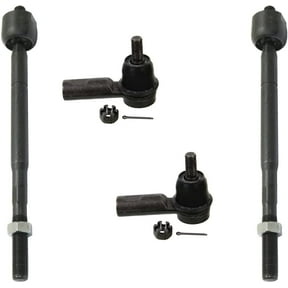 Detroit Axle - 2WD Front Inner and Outer Tie Rod End Links Replacement for 2005-2015 Toyota Tacoma (Base & X-Runner)