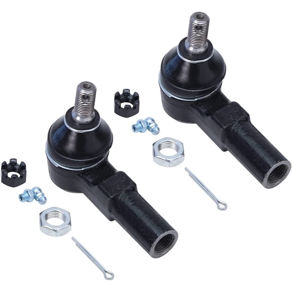 Detroit Axle - 2WD Front Outer Tie Rods for 1995-2004 Toyota Tacoma [Excludes Pre-Runner] 1996 1997 1998 1999 2000 2001 2002 2003 Pair Front Outer Tie Rod Ends Driver Passenger Side Replacement