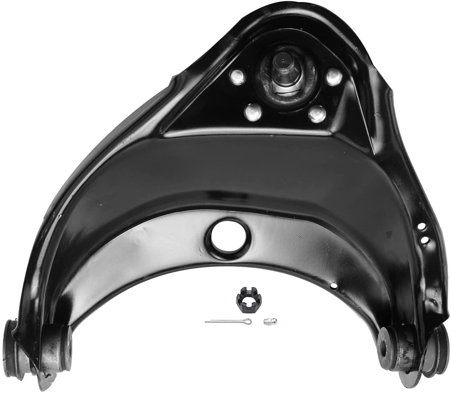 Detroit Axle - 2WD Front Right Upper Control Arm for Chevy GMC Tahoe C1500 C2500 Yukon Express Savana 1500 2500 Passenger Side Upper Control Arm w/Ball Joint Replacement