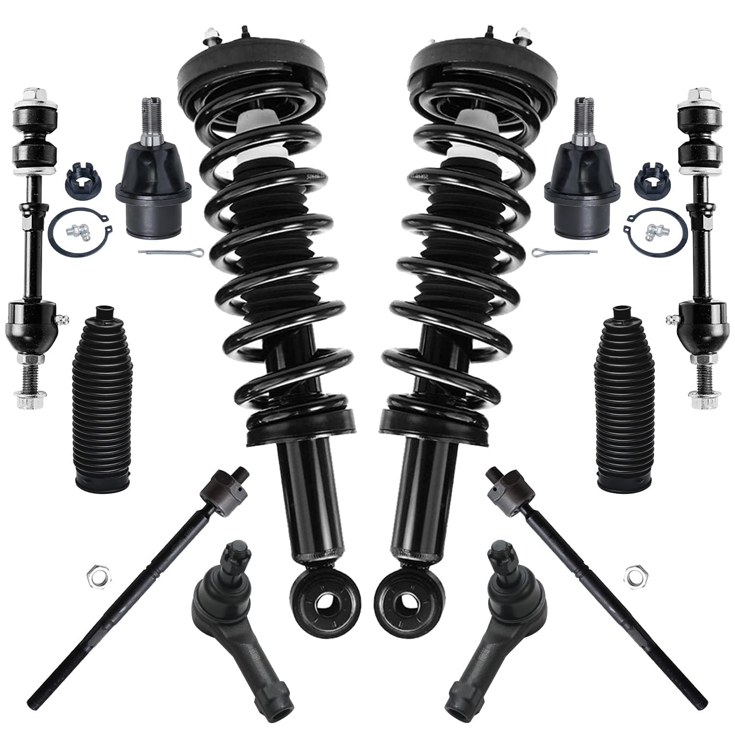 ECCPP 12pc Front Strut & Control Arm Kit For 2005-2008 Ford F-150 & Mark LT 4WD - View #6