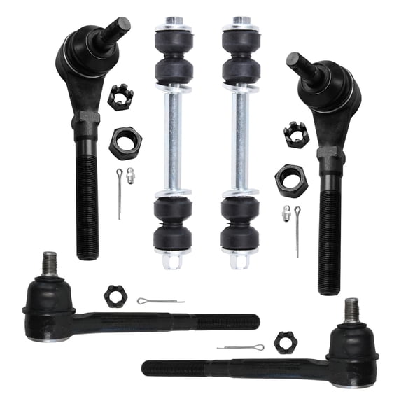 Detroit Axle - 2WD Front Sway Bars + Inner Outer Tie Rods Replacement for Ford Expedition F-150 F-250 Lincoln Navigator Blackwood - 6pc Set Fits select: 1997-2003 FORD F150