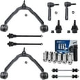 thumbnail image 1 of Detroit Axle - 2WD Front Upper Control Arms Ball Joints Sway Bars Tierods + 12pc Lug Nuts w/Key Replacement for Silverado 1500 Tahoe Yukon - 23pc Set, 1 of 7