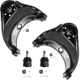 thumbnail image 1 of Detroit Axle - 2WD Front Upper Control Arms & Lower Ball Joints Replacement for Chevrolet/GMC C1500 C2500 Express Savana 1500 2500 Tahoe Yukon 6-Lug Wheel - 4pc Set, 1 of 6