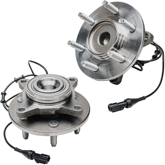 Detroit Axle 2WD Front Wheel Bearing Hubs for 2003-2006 Ford Expedition Lincoln Navigator, Pair