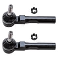 thumbnail image 1 of Detroit Axle - Pair Front Outer Tie Rods for 1999-2006 Chevrolet Silverado 1500 GMC Sierra 1500, 2000 2001 2002 2003 2004 2005, 1 of 7
