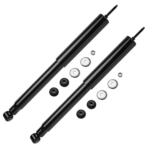 Detroit Axle - 2WD Rear Driver & Passenger Side Shock Absorber Set Replacement for 1997-2000 2001 2002 2003 Ford F-150