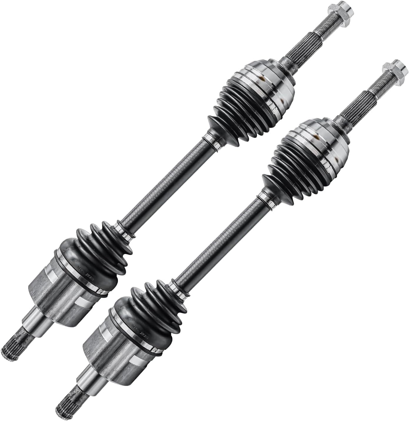 Detroit Axle - 2pc 4WD Front CV Axles for Chevrolet Trailblazer GMC Envoy XL XUV Buick Rainier Isuzu Ascender Saab 9-7x Bravada, CV Axle Shafts Assembly Replacement