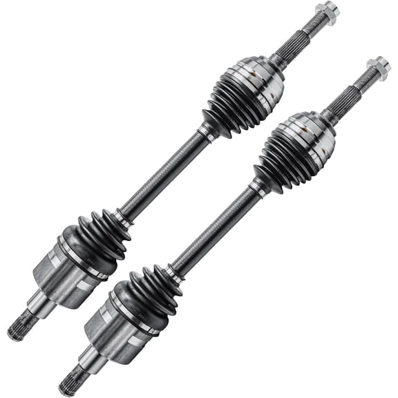 Detroit Axle - 2pc 4WD Front CV Axles for Chevrolet Trailblazer GMC Envoy XL XUV Buick Rainier Isuzu Ascender Saab 9-7x Bravada, CV Axle Shafts Assembly Replacement