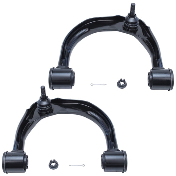 Detroit Axle - 2pc 4WD Front Upper Control Arms for 2005 2006 2007 2008 2009 2010 2011 2012 2013 2014 2015 2016 2017 2018 2019 2020 2021 2022 2023 Toyota Tacoma, Upper Control Arms Assembly