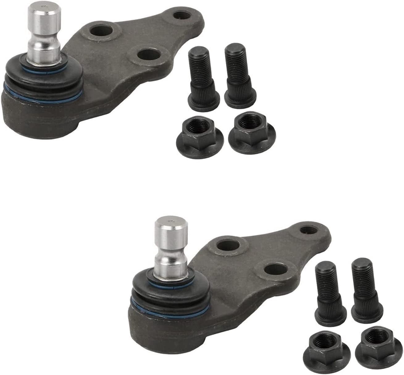 Detroit Axle - 2pc Front Lower Ball Joints for Hyundai Sonata Azera Santa Fe Kia Sorento Optima Cadenza Rondo, 2 Lower Ball Joints Assembly Replacement