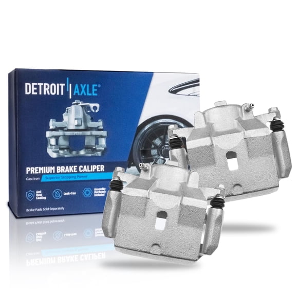 Detroit Axle - 2pc Front Brake Calipers for 2006-2011 Chevrolet HHR 2004-2008 Malibu 2006-2008 Pontiac G6, Brake Calipers with Brackets 2007 Replacement