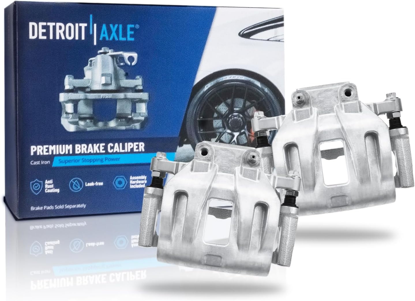 Detroit Axle 2pc Front Brake Calipers for Dodge Challenger Charger