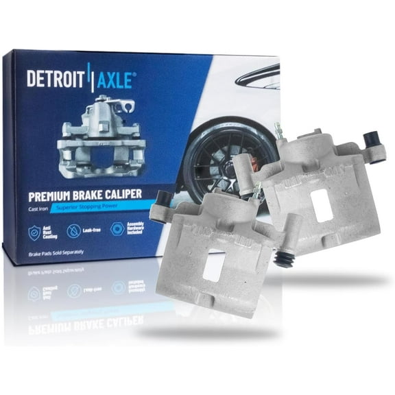 Detroit Axle - 2pc Front Brake Calipers for Ford 1993-1997 Probe Mazda MX-6 1993-2002 626, Disc Brake Calipers Assembly Replacement