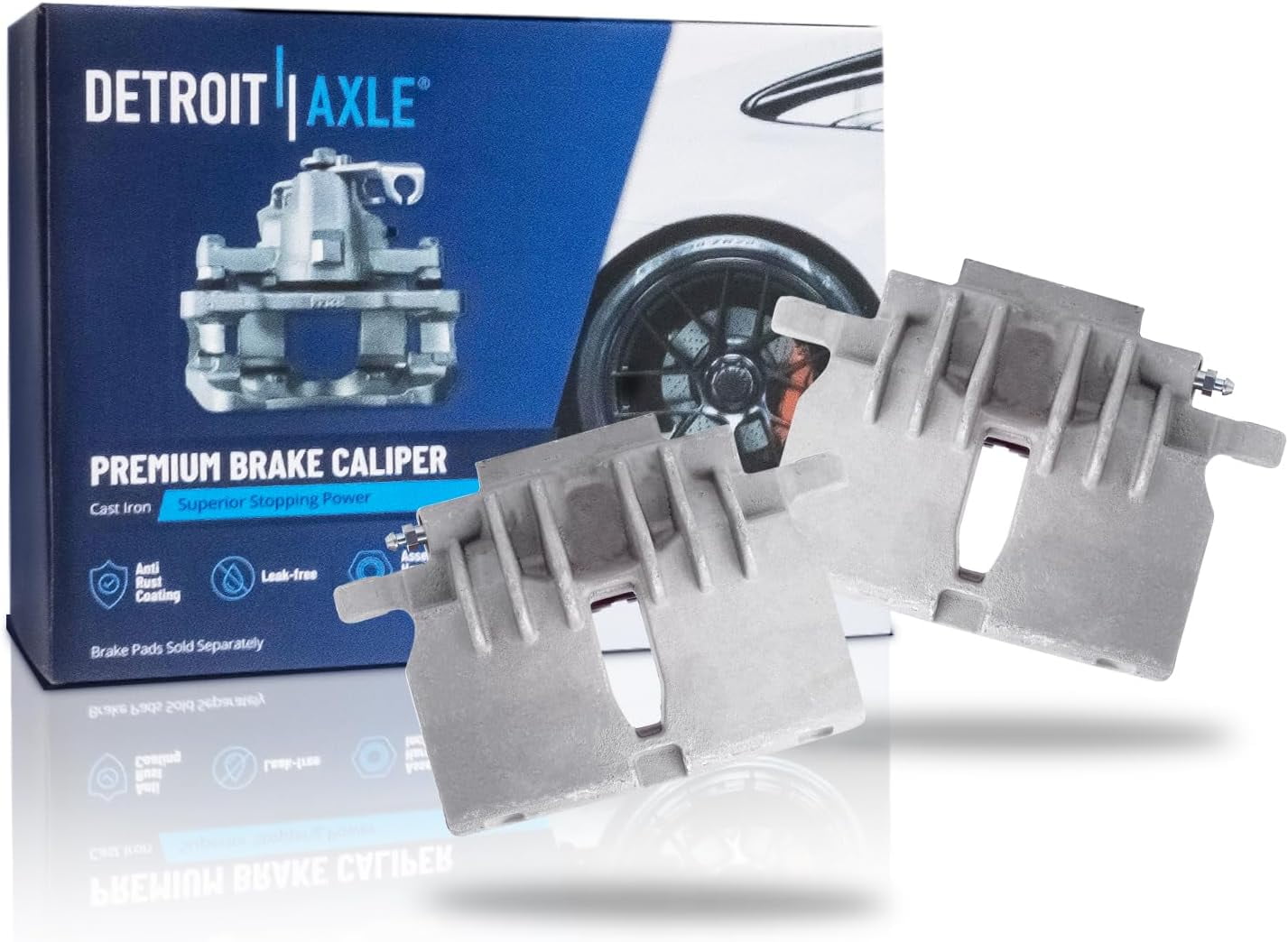 Detroit Axle 2pc Front Brake Calipers For Ford 1995 2002 Mustang detroit-axle-2pc-front-brake-calipers-for-ford-1995-2002-mustang