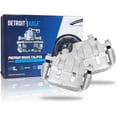 thumbnail image 1 of Detroit Axle - 2pc Front Brake Calipers for GMC Chevrolet W3500 W4500 Forward Tiltmaster Isuzu NPR HD NQR, Disc Brake Calipers with Brackets Replacement, 1 of 6