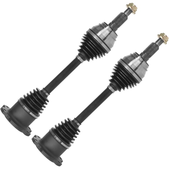 Detroit Axle - 2pc Front CV Axles for Chevy GMC Sierra Silverado Suburban 1500 Tahoe Yukon Avalanche Cheyenne Cadillac Escalade ESV EXT, CV Axle Shafts Assembly Replacement