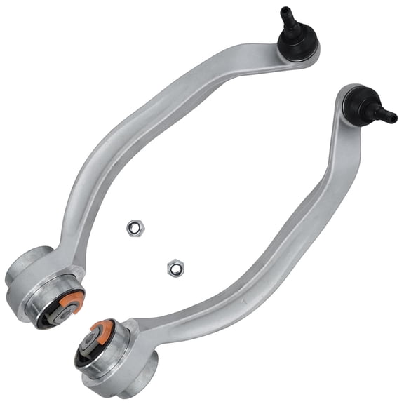 Detroit Axle - 2pc Front Lower Control Arms for Volkswagen Passat Audi A4 A6 A8 Allroad Quattro RS4 RS6 S4 S6 S8, 2 Lower Rearward Control Arms w/Ball Joints ReplacementDetroit Axle - 2pc Front Lower