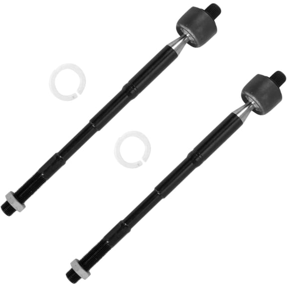 Detroit Axle - 2pc Front Inner Tie Rods for Hyundai Elantra GT Ioniq Kona Electric Kia Forte Niro EV, Inner Tie Rod End Links Replacement