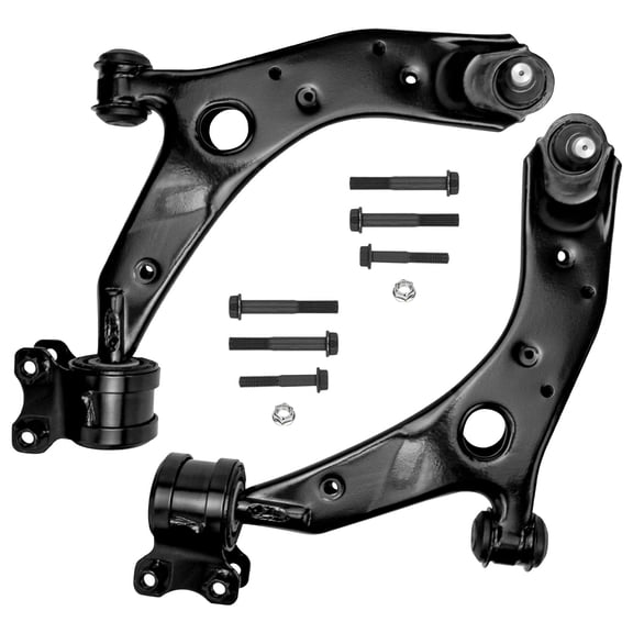 Detroit Axle - 2pc Front Lower Control Arms for 2004-2009 Mazda 3 Sport, 2006-2017 Mazda 5, 2 Lower Control Arms Ball Joints Pair Assembly 2005 2007 2008 2010 2011 2012 2013 2014 2015 2016