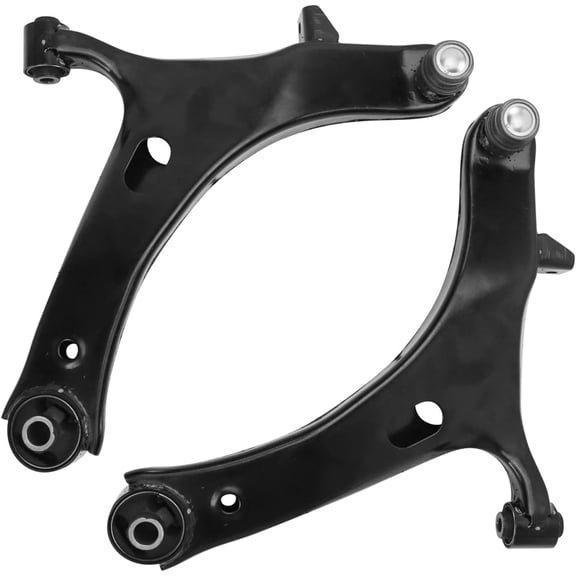 Detroit Axle - 2pc Front Lower Control Arms for 2012 2013 2014 2015 2016 Subaru Impreza, Driver and Passenger Side Lower Control Arms with Ball Joint Replacement