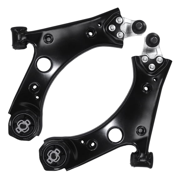 Detroit Axle - 2pc Front Lower Driver Passenger Side Control Arm w/Ball Joints Assembly for Jeep Compass Renegade Fiat 500X 2015 2016 2017 2018 2019 2020 2021 2022