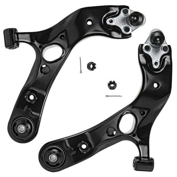 Detroit Axle - 2pc Front Lower Control Arms w/Ball Joints for Toyota RAV4 Lexus NX200T NX300 NX300h, 2 Lower Control Arms w/Ball Joints Assembly Replacement