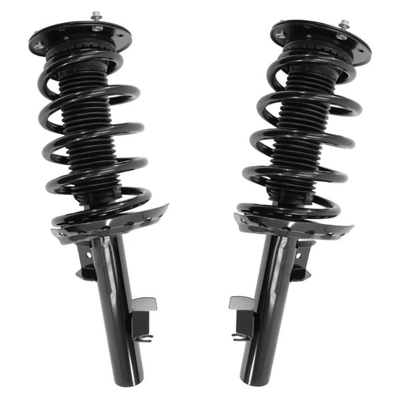 Detroit Axle - 2pc Front Struts for 2010-2017 Volvo XC60 Complete Struts with Coil Spring 2011 2012 2013 2014 2015 2016 Replacement Struts Assembly [w/o R-Design/Electronic Adjustable Suspension]