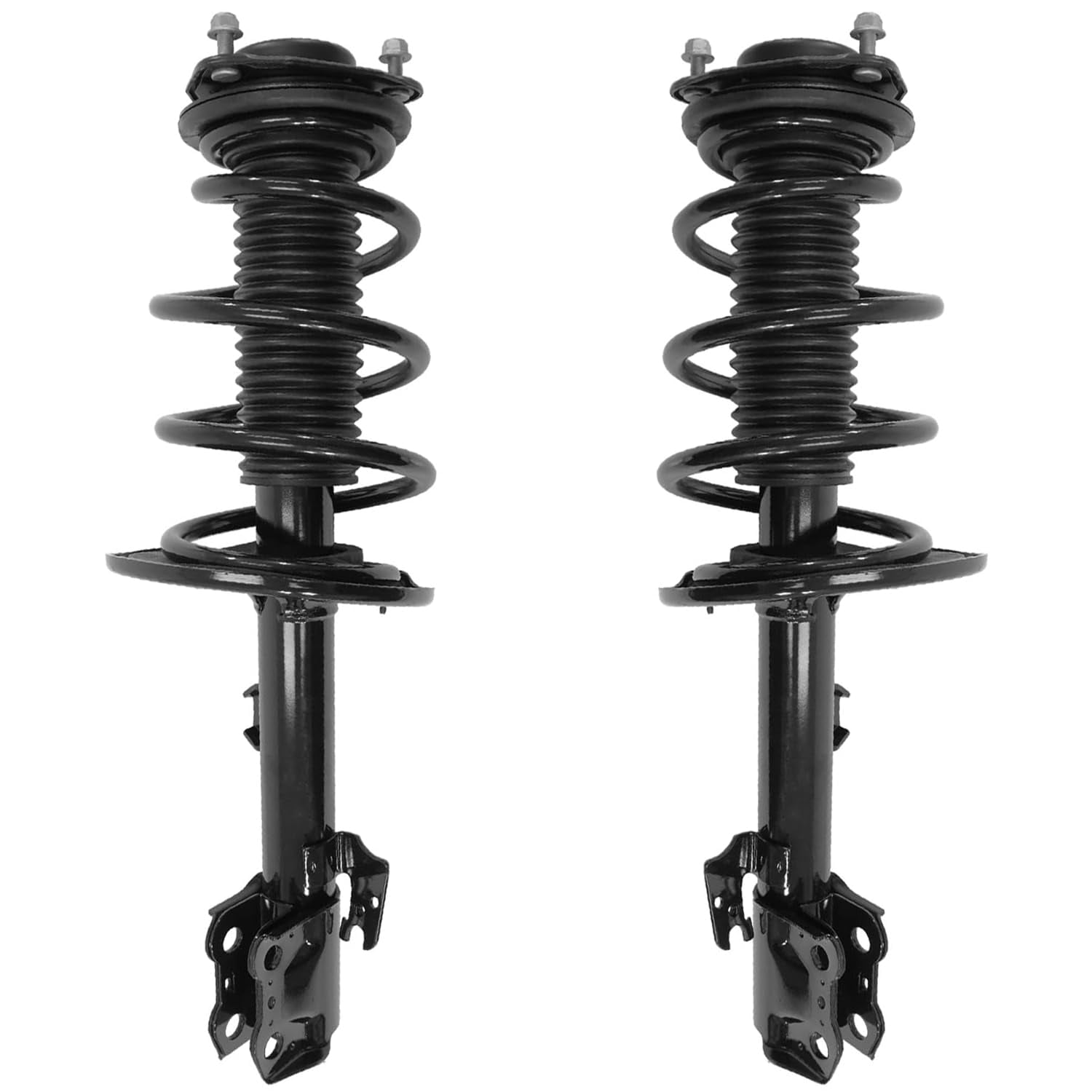 Detroit Axle - 2pc Front Struts for 2014-2019 Toyota Highlander [Excludes Sport Suspension], 2015 2016 2017 2018 Struts with Coil Spring Assembly Replacement Suspension