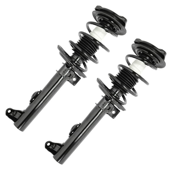 Detroit Axle - 2pc Front Struts for Mercedes-Benz C230 C250 C300 C350 [Excludes AWD Models; W204 Chassis] Complete Ready Struts w/Coil Spring Replacement Quick Install Struts Assembly
