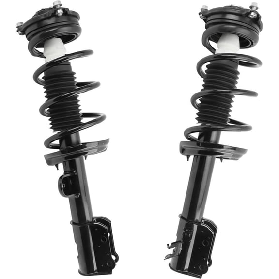 Detroit Axle - 2pc Front Struts for 2017-2021 Jeep Compass, Struts with Coil Spring Assembly 2018 2019 2020 Replacement Suspension