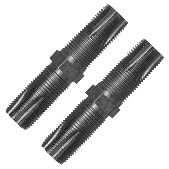 Detroit Axle - 2pc Front Tie Rod Adjusting Sleeves for Chevy Cavalier Corsica Achieva Buick Skylark Somerset Pontiac Grand Am Achieva Calais Firenza, Tie Rod End Adjusting Sleeves Replacement