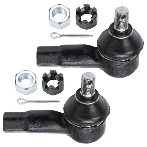 Detroit Axle - 2pc Front Tie Rods for 1995-2002 Suzuki Esteem, 1996-1997 Swift, 2 Outer Tie Rod Ends Replacement